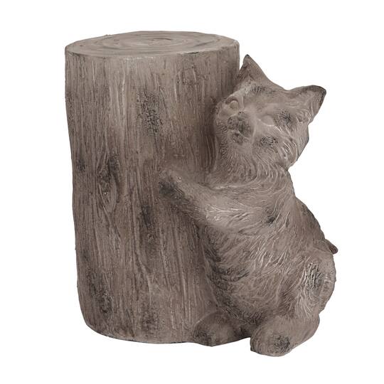 Brown MGO Modern Farmhouse Garden Sculpture, 15" x 14" x 10"